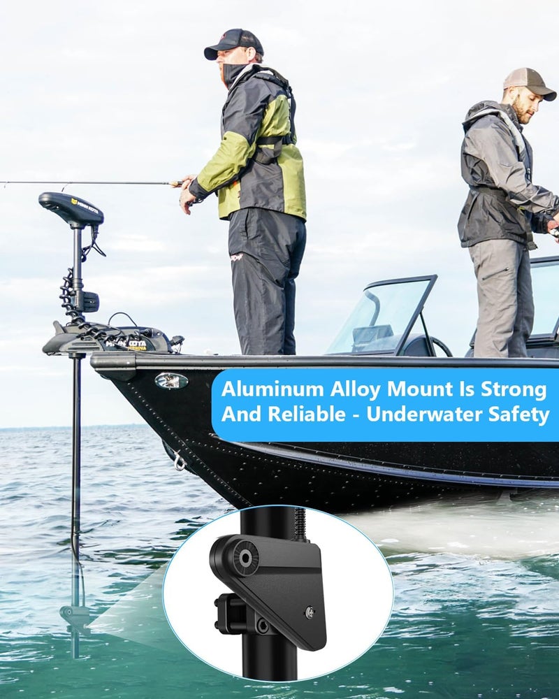 JSAHAH Aluminum Mount for Lowrance Eagle Eye 9 Sensor - Compatible with Various Rod, Easy Installation - Aluminum Alloy Material - Sturdy and Durable - Image 5